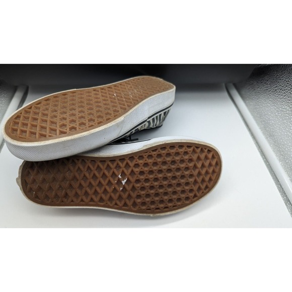 Vans Off The Wall Doheny Decon Women Metallic Zebra Print Shoes 721356 Sz 6 - Picture 8 of 9